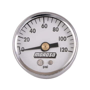 Picture of Moroso Oil Pressure Gauge - 0-120lbs - 1.5in Diameter