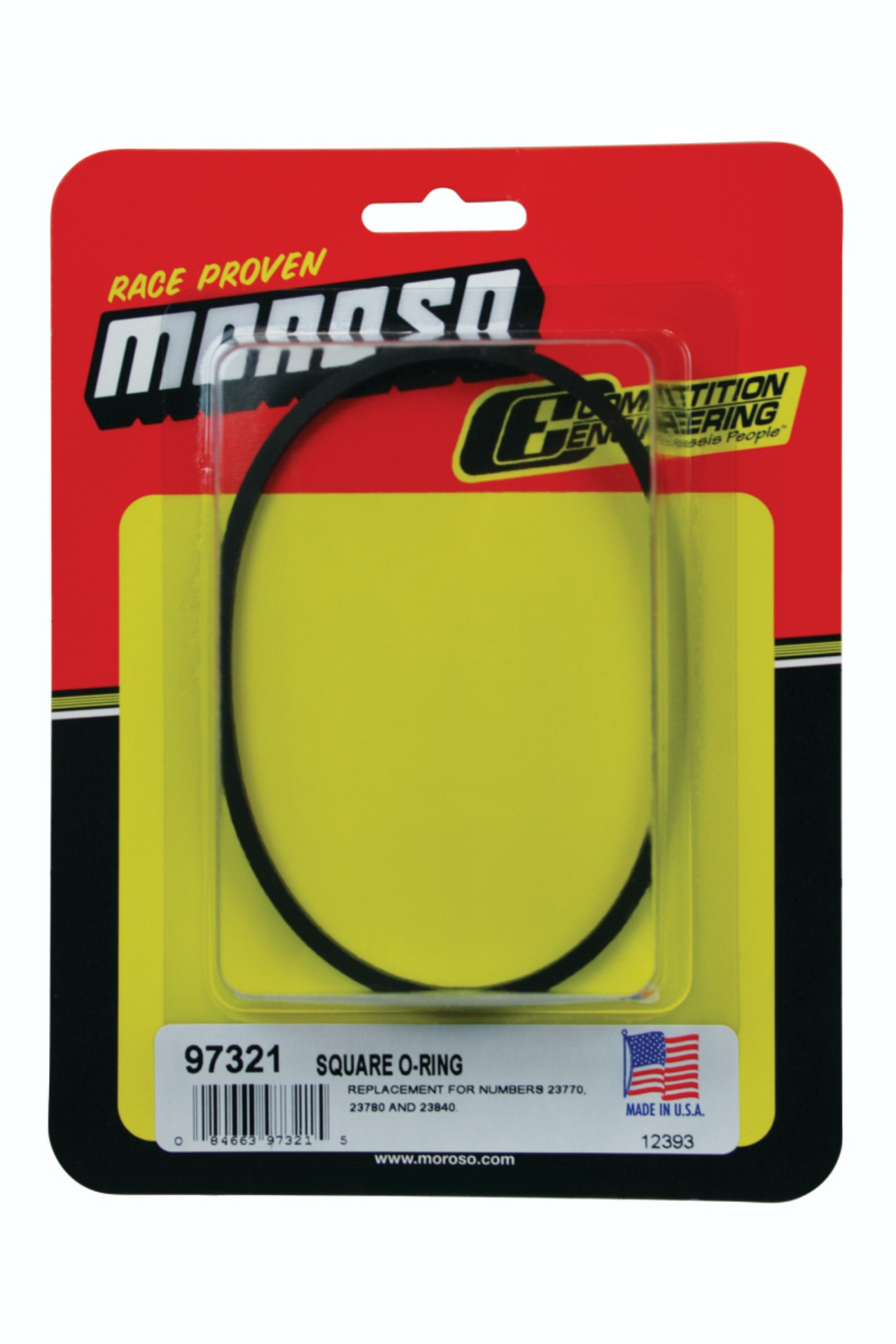 Picture of Moroso Square O-Ring (Replacement for Part No 23770/23780/23840/23890)