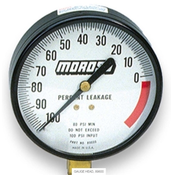 Picture of Moroso Cylinder Leakage Testing Gauge Head (Use w/Part No 89600/89601)