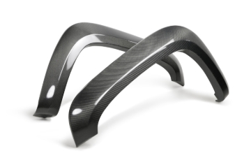 Picture of Anderson Composites 17-19 Chevy Colorado ZR2 Front Carbon Fiber Fender Flares (Pair)