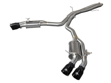 Picture of aFe 18-20 Audi RS5 Coupe MACH Force-Xp 3in to 2.5in 304 SS Axle-Back Exhaust System (Quad Black Tip)