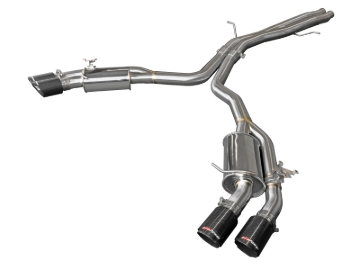 Picture of aFe 18-20 Audi RS5 Coupe MACH Force-Xp 3in to 2.5in 304 SS Axle-Back Exhaust System-Quad Carbon Tips