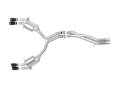 Picture of aFe 18-20 Audi RS5 Coupe MACH Force-Xp 3in to 2.5in 304 SS Axle-Back Exhaust System (Quad Black Tip)