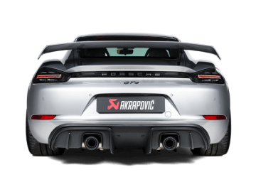 Picture of Akrapovic 2020+ Porsche Cayman GT4 (718) Slip-On Race Line (Titanium) (Req Tips / Option 2)