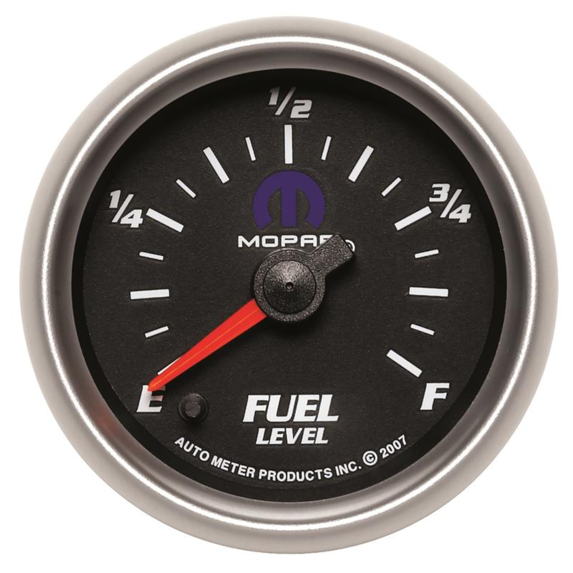 Picture of Autometer Mopar 2-1/16in 0-280 Ohm Programmable Fuel Level Gauge - Black