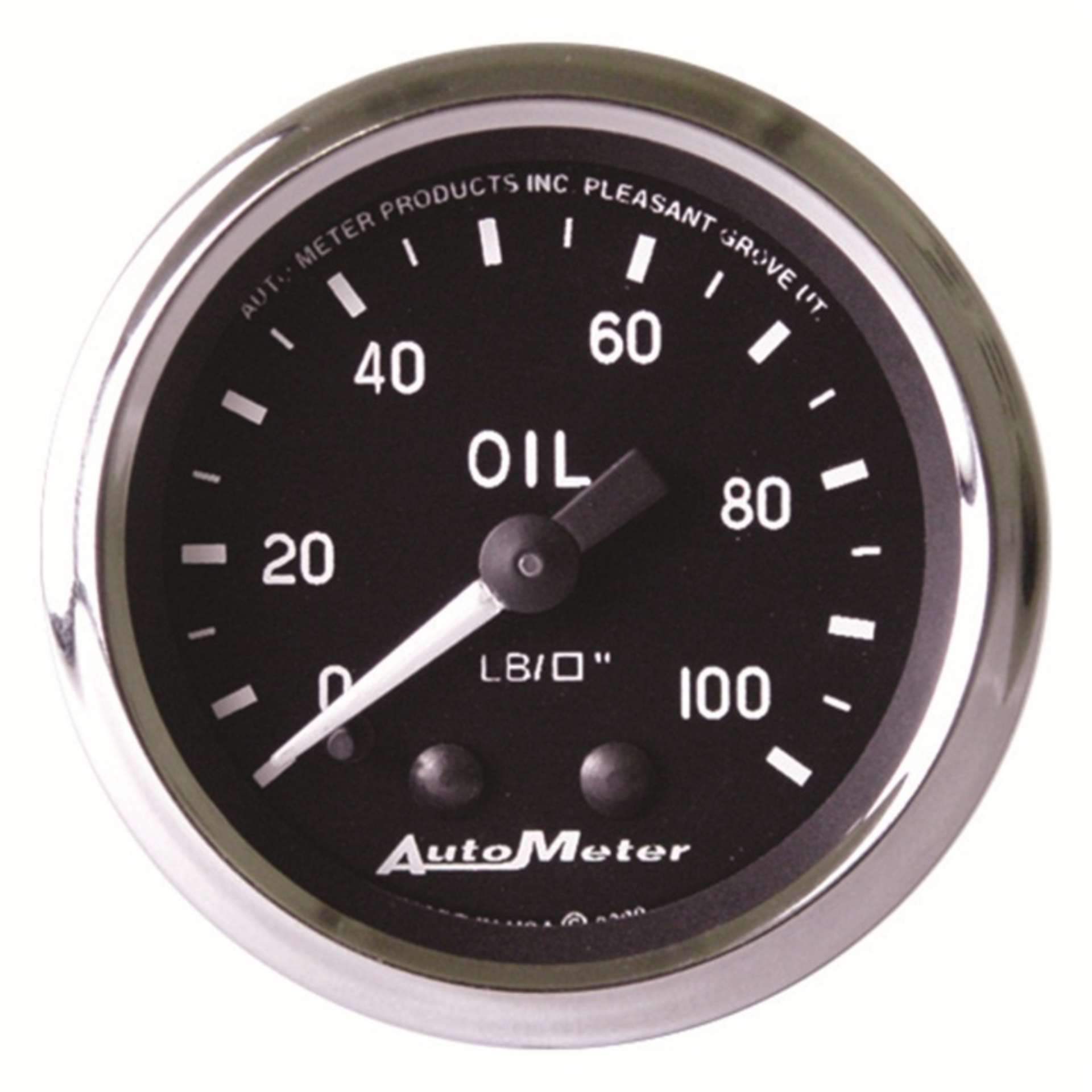 Picture of Autometer Cobra 2-1/16in 100 PSI Mechanical Oil Pressure Gauge