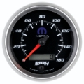 Picture of Autometer Mopar 3-3/8in 160 MPH Electric Programmable Speedometer Gauge - Black