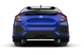 Picture of Rally Armor 17-21 Honda Civic EX/EX-L/LX (Hatchback) Black UR Mud Flap Blue Logo