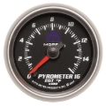 Picture of Autometer Mopar 2-1/16in 1600 Degree Digital Stepper Motor Pyrometer (EGT) Gauge - Black