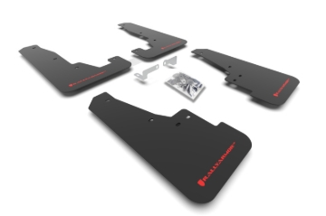 Picture of Rally Armor 16-26 Dodge Durango GT/Hellcat/RT/SRT 392/SXT Black UR Mud Flap Red Logo