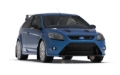 Picture of Rally Armor 09-11 Ford Focus MK2 RS Black UR Mud Flap Red Logo