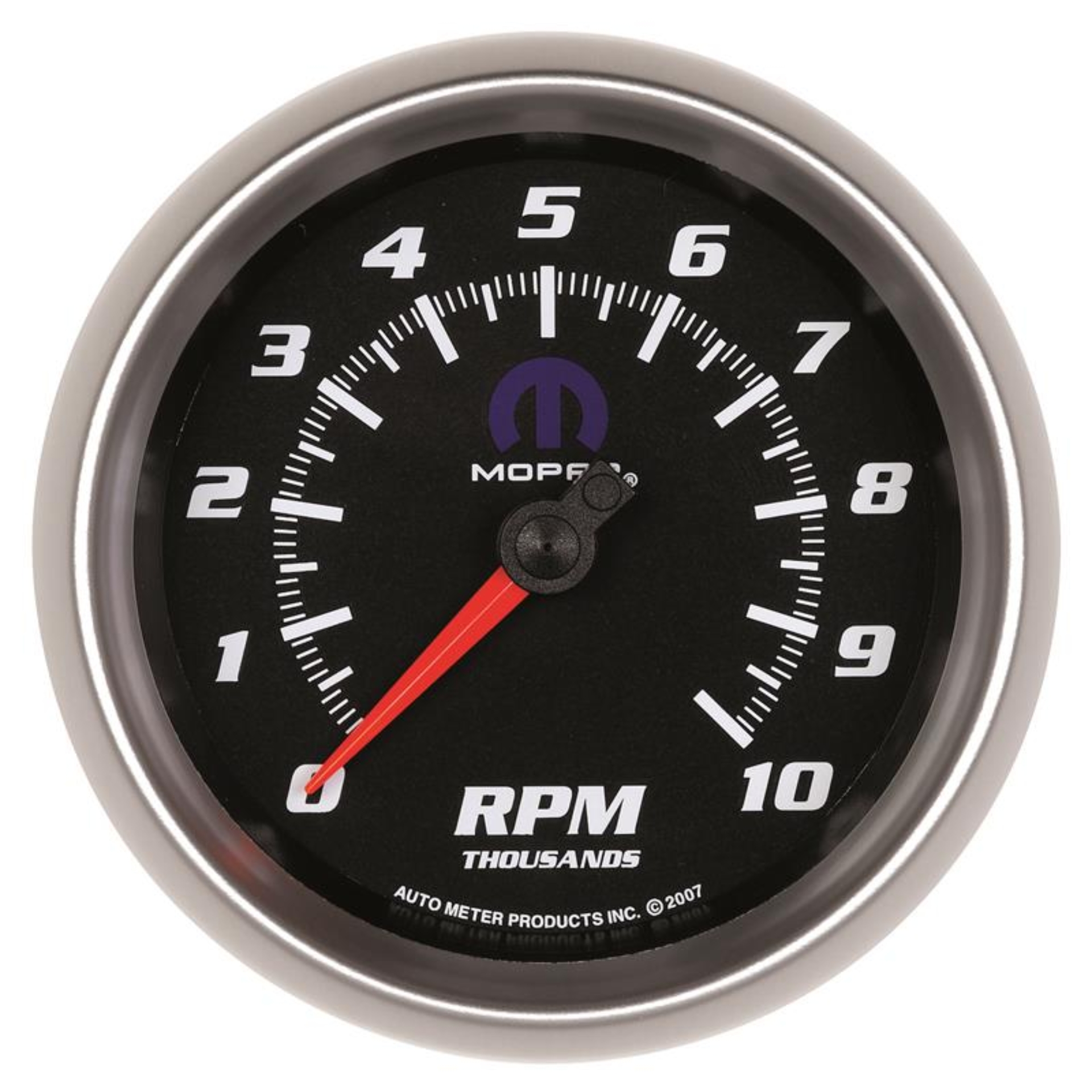 Picture of Autometer Mopar 3-3/8in 10K RPM In-Dash Tachometer Gauge - Black
