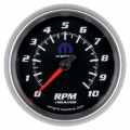 Picture of Autometer Mopar 3-3/8in 10K RPM In-Dash Tachometer Gauge - Black