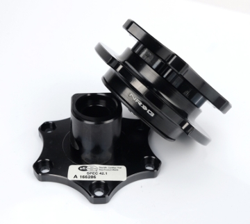 Picture of NRG Quick Release SFI SPEC 42.1 - Shiny Black Body / Shiny Black Ring