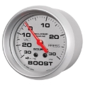 Picture of AutoMeter Marine Vac/Boost Gauge 2 5/8in 30INHG 30PSI Mechanical- Silver