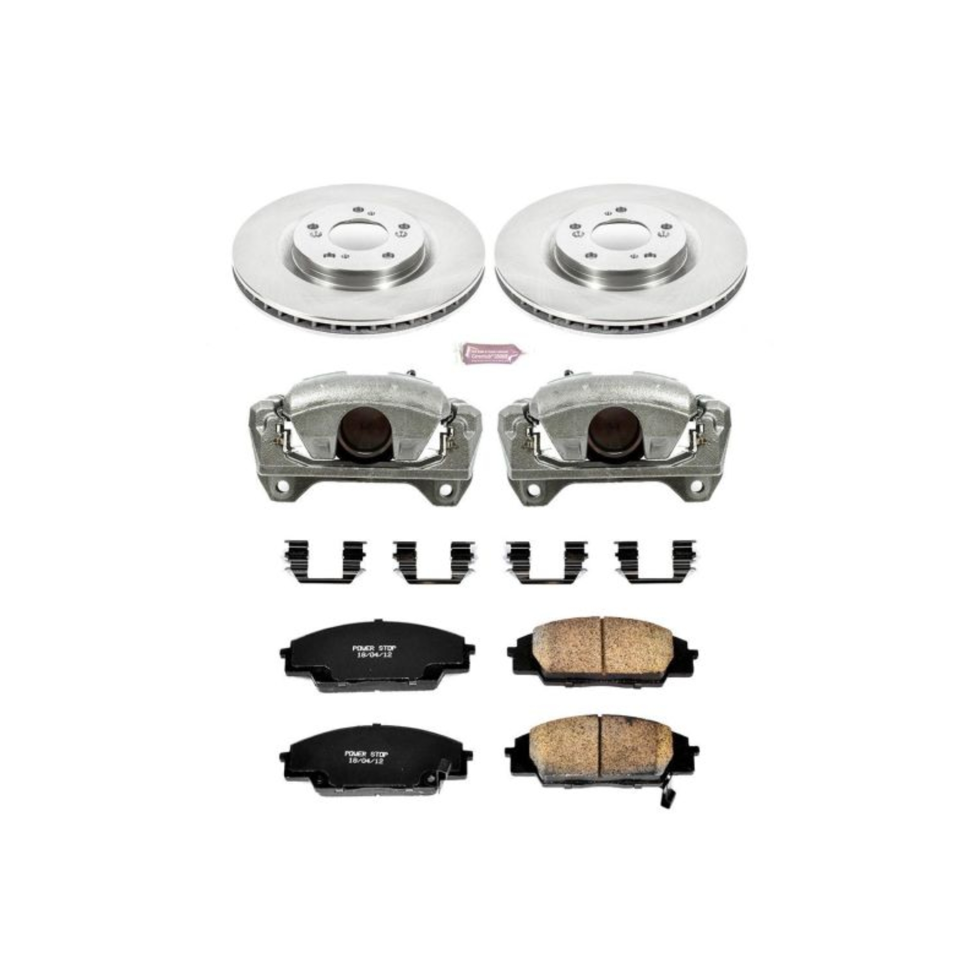 Picture of PowerStop PSB Autospecialty Kit w/Cals Brake Kits - KCOE2276