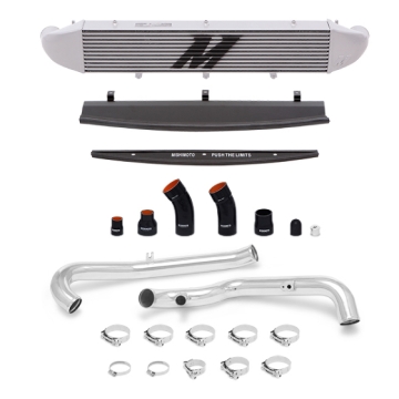 Picture of Mishimoto ST 1.6L Front Mount Intercooler (Silver) Kit w/ Pipes (Silver) - MMINT-FIST-14KPSL
