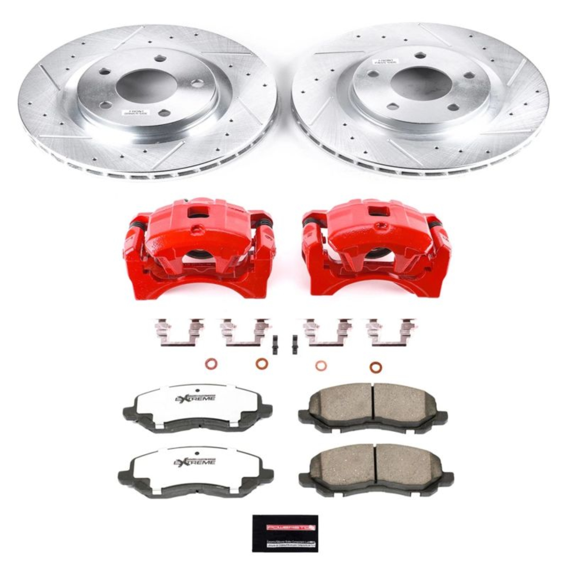 Picture of PowerStop PSB Z26 Street Kit w/Cals Brake Kits - KC3032A-26