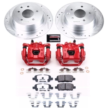 Picture of PowerStop PSB Z26 Street Kit w/Cals Brake Kits - KC098B-26