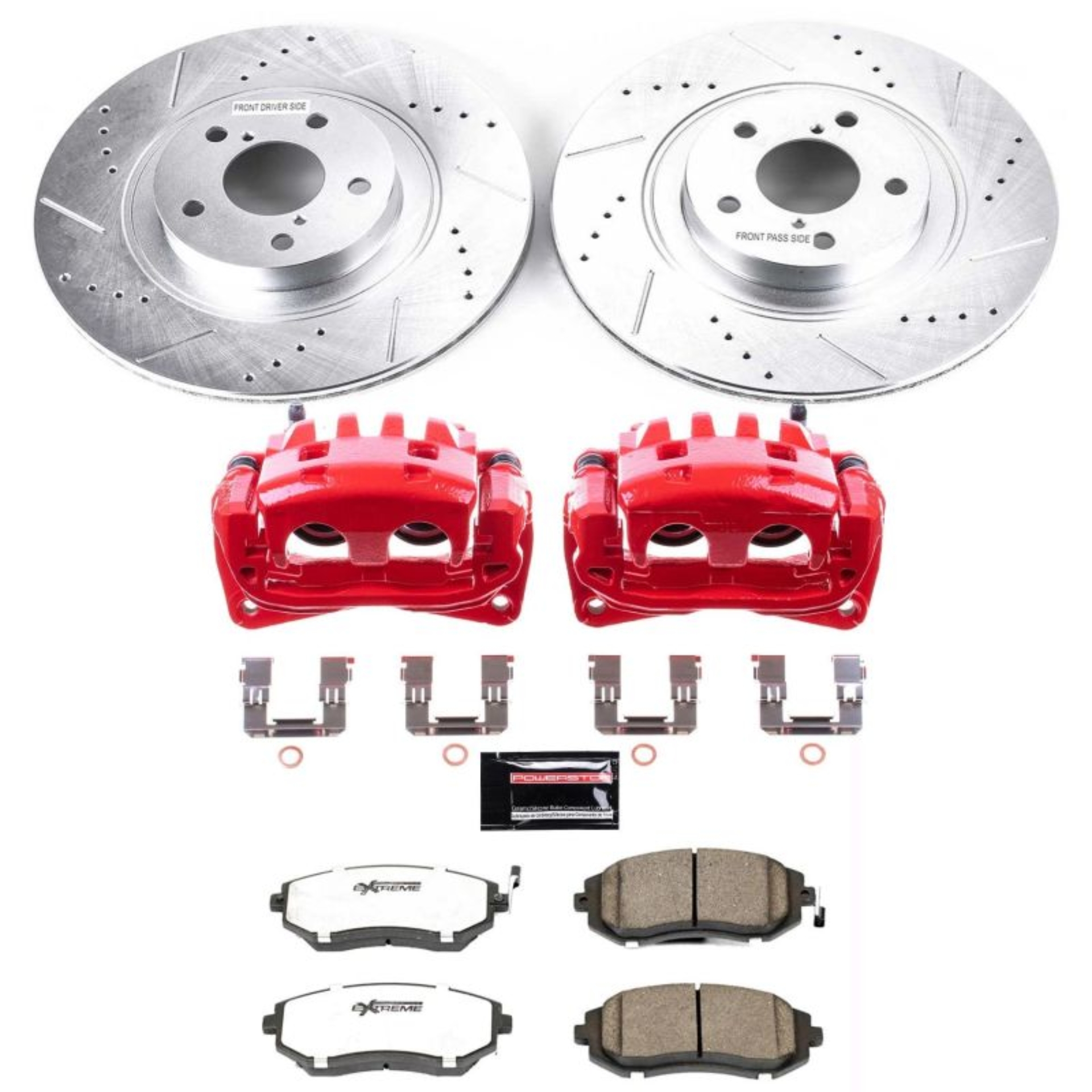 Picture of PowerStop PSB Z26 Street Kit w/Cals Brake Kits - KC3038A-26