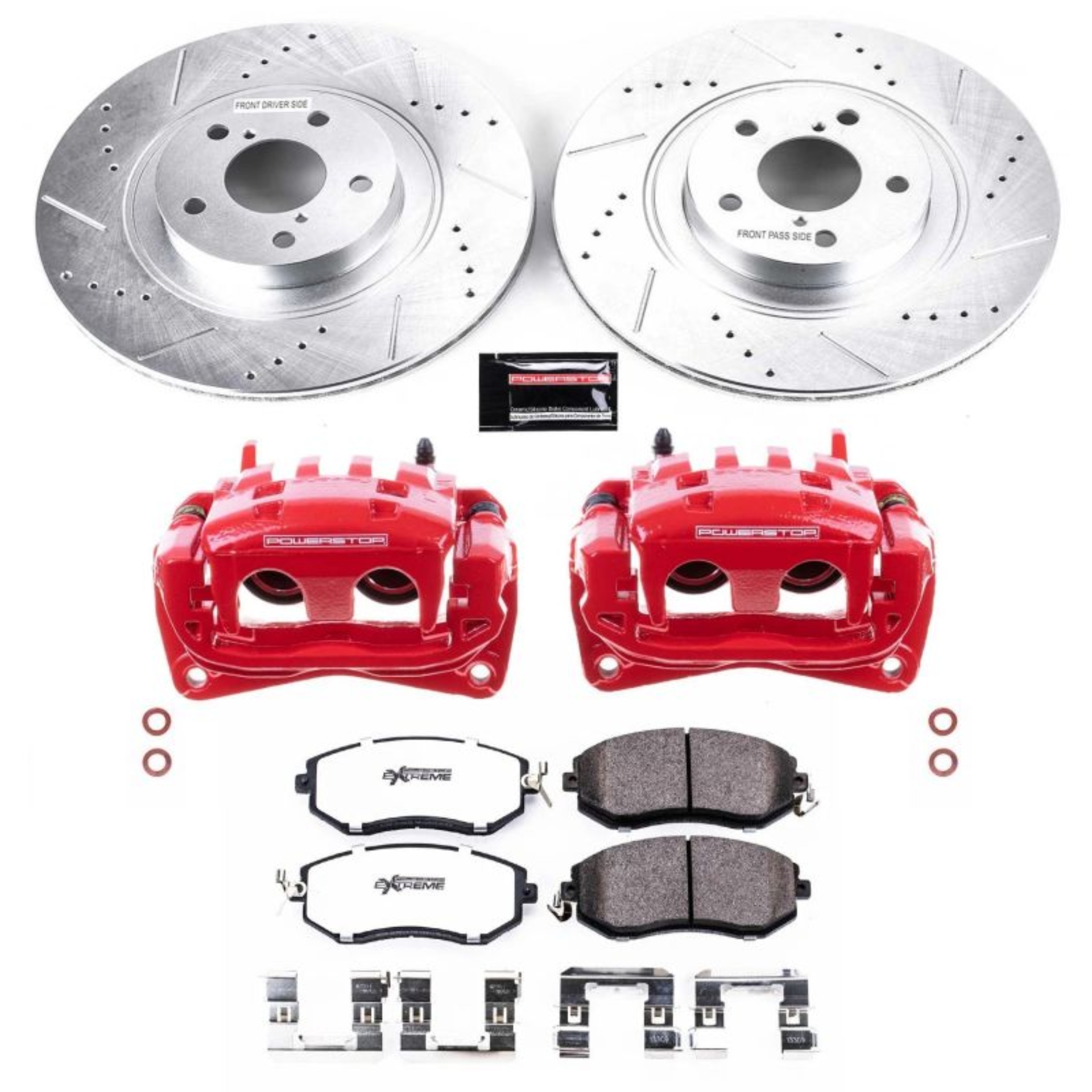 Picture of PowerStop PSB Z26 Street Kit w/Cals Brake Kits - KC6082A-26