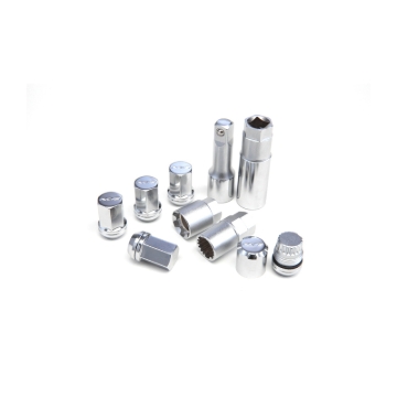 Picture of Rays M12x1.50 19mm Hex w/ 2 Piece Double Lock Nut Set - Chrome