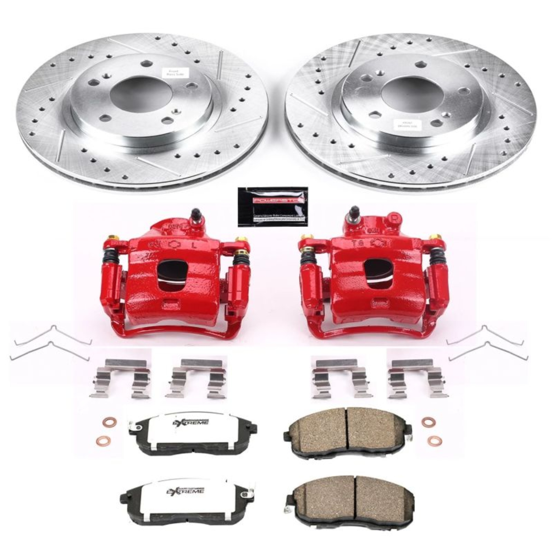 Picture of PowerStop PSB Z26 Street Kit w/Cals Brake Kits - KC3137A-26