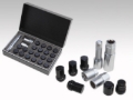 Picture of Rays M12x1.25 19mm Hex w/ 2 Piece Double Lock Nut Set - Black