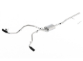 Picture of Borla 14-16 Chevrolet Silverado 1500 5.3L ATAK Catback Exhaust w/ Black Chrome Tips