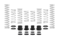 Picture of Eibach Pro-UTV 2019 POLARIS RZR XP 4 Turbo S Stage 2 Performance Spring System - Set of 8 Springs