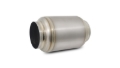 Picture of Vibrant Titanium Muffler w/Natural Tip 4in. Inlet / 4in. Outlet / 5.875in Dia