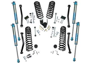 Picture of Superlift 18-20 Jeep Wrangler JL Unlimited - 4in Dual Rate Coil Lift Kit w/ King 2.0 Shocks
