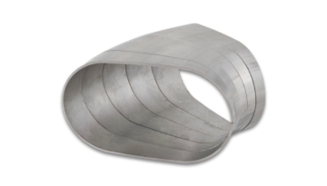 Picture of Vibrant Horizontal 304 SS Nominal 3 in. Oval / 3.75 in. Centerline Radius, 9 degree/cut -Set of 5