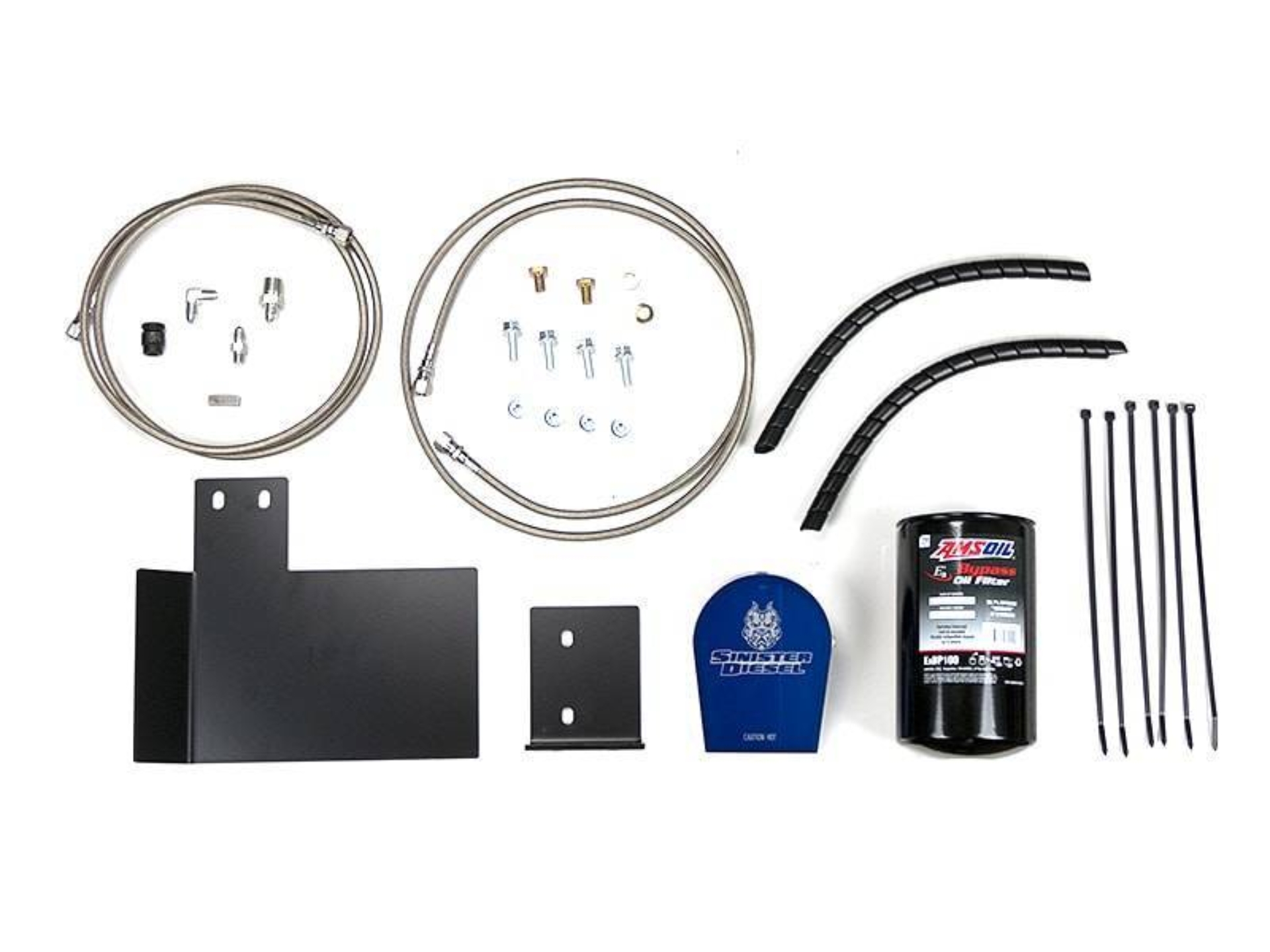 Picture of Sinister Diesel 99-03 Ford 7.3L Bypass Oil Filter System
