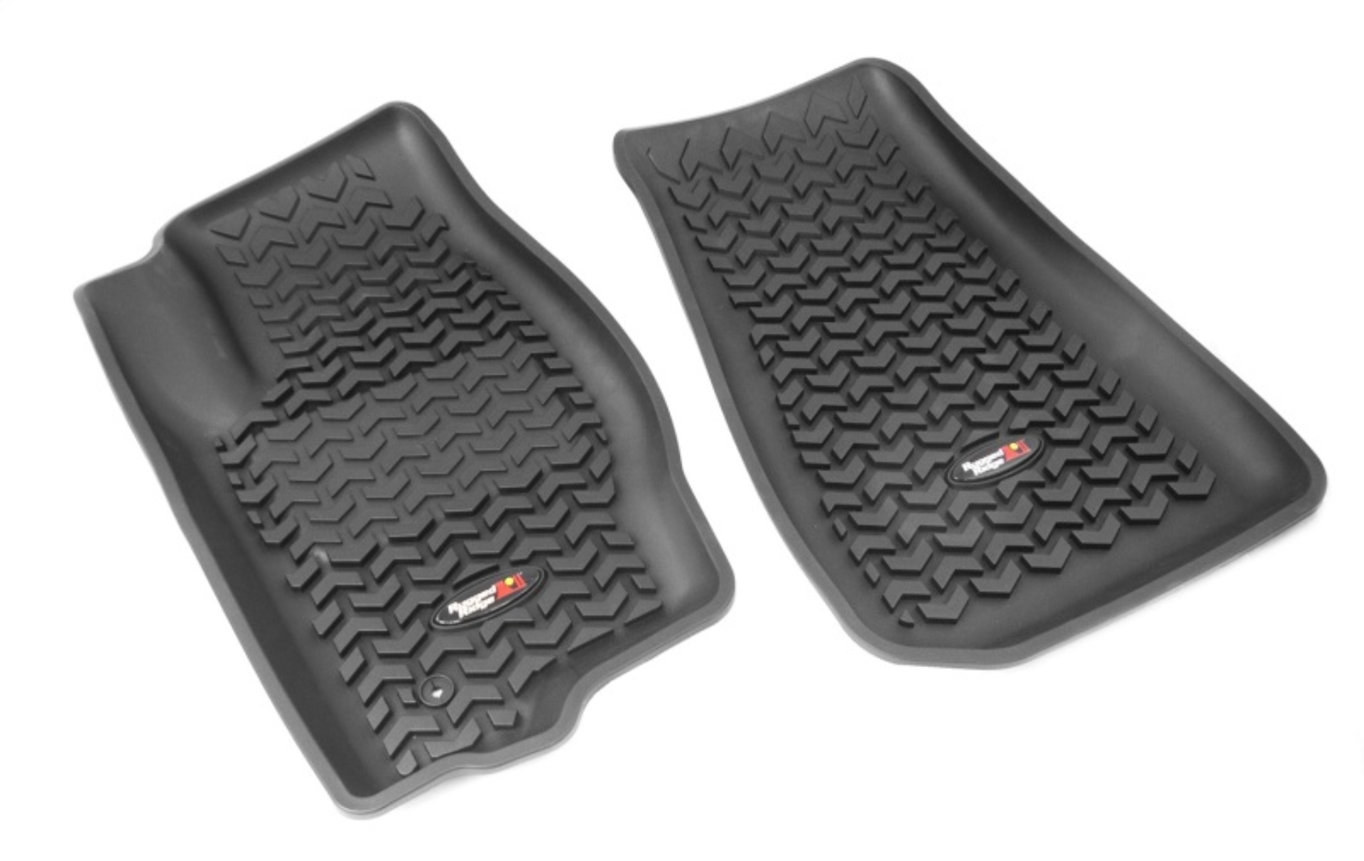 Picture of Rugged Ridge Floor Liner Front Black 2007-2012 Dodge / Jeep Caliber / 07-17 Compass / Patriot MK