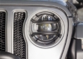 Picture of Rugged Ridge 18-20 Jeep Wrangler JL / 2020 Jeep Gladiator JT Black Elite Headlight Guards Black