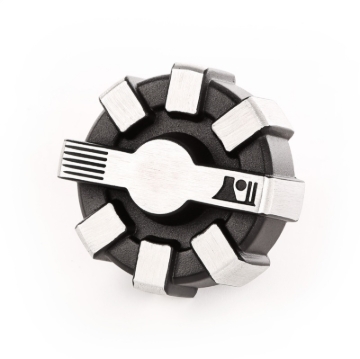 Picture of Rugged Ridge 01-20 Jeep Wrangler JK/JL / 2020 Gladiator JT Brushed Aluminum Elite Fuel Cap