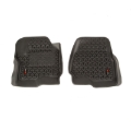 Picture of Rugged Ridge Floor Liner Front Black 2017-2018 Ford F-250 / F-350 / F-450 / F-550 Regular