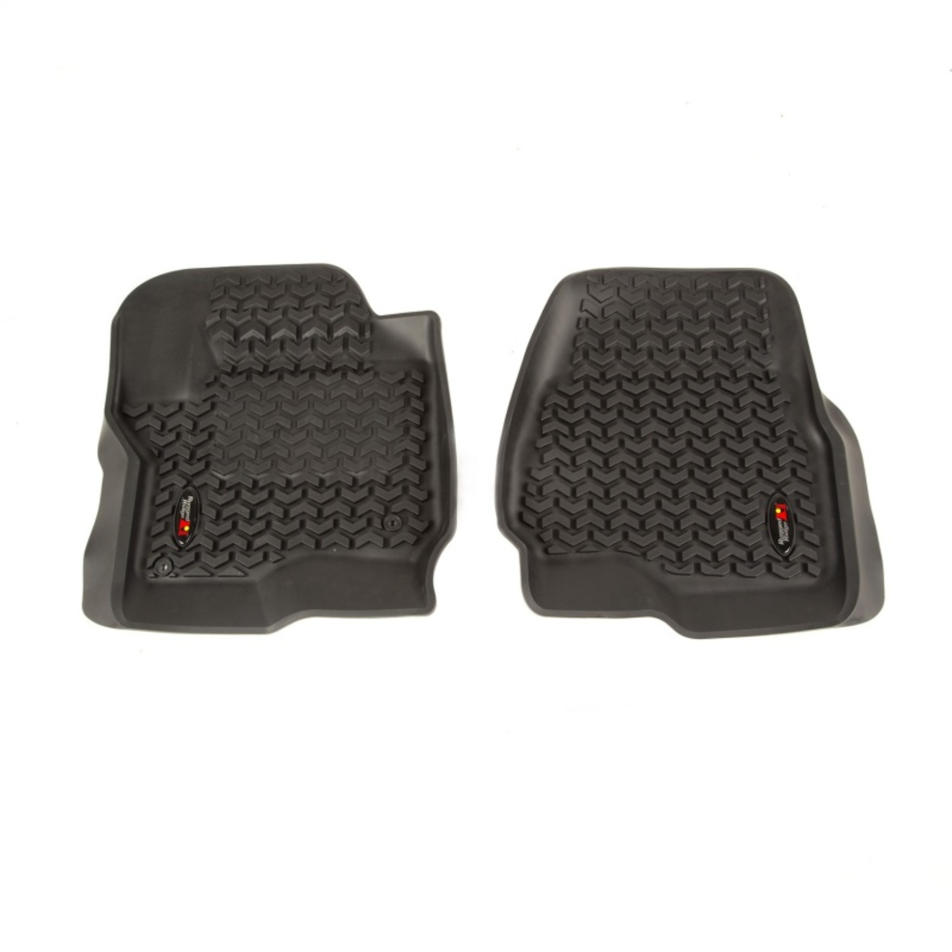 Picture of Rugged Ridge Floor Liner Front Black 2017-2018 Ford F-250 / F-350 / F-450 / F-550 Regular