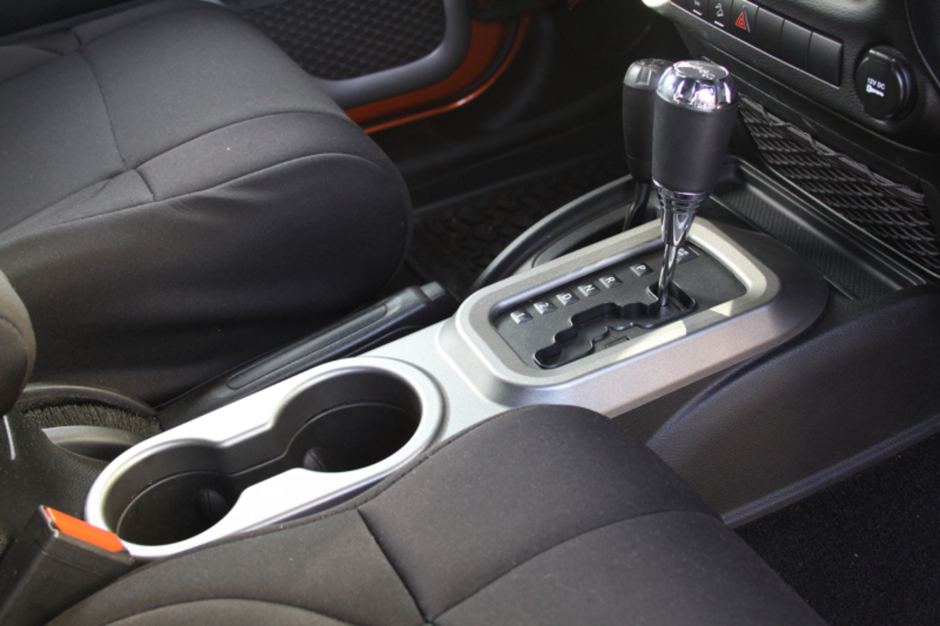 Picture of Rugged Ridge 11-18 Jeep Wrangler JK w/ Automatic Transmission Charcoal Center Cup Console