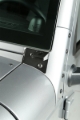 Picture of Rugged Ridge 07-18 Jeep Wrangler JK Textured Black Windshield Aux. Light Mounting Brackets