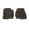 Picture of Rugged Ridge Floor Liner Front Black 2017-2018 Ford F-250 / F-350 / F-450 / F-550 Regular