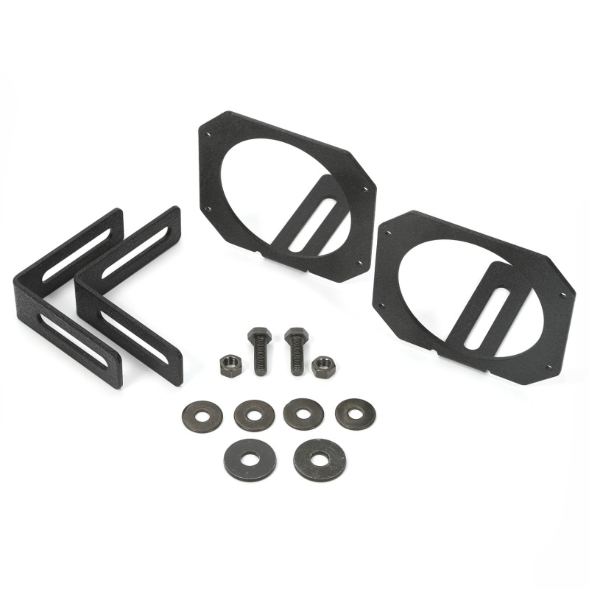 Picture of Rugged Ridge 07-18 Jeep Wrangler JK 3.5in Round / 3in Cube LED Light Mount Brackets