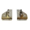 Picture of Rugged Ridge 76-95 Jeep Wrangler Stainless Steel Windshield Light Mounting Brackets