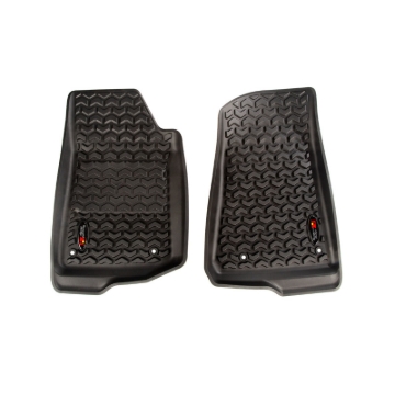 Picture of Rugged Ridge Floor Liner Front Black 2018-2020 Jeep Wrangler 2020 Gladiator JL / JT