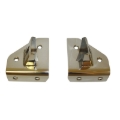 Picture of Rugged Ridge 76-95 Jeep Wrangler Stainless Steel Windshield Light Mounting Brackets