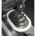 Picture of Rugged Ridge 07-10 Jeep Wrangler JK w/ Manual Transmission Silver Shifter Bezel Trim