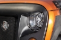Picture of Rugged Ridge 07-18 Jeep Wrangler JK/JKU Textured Black Elite Headlight Euro Guards