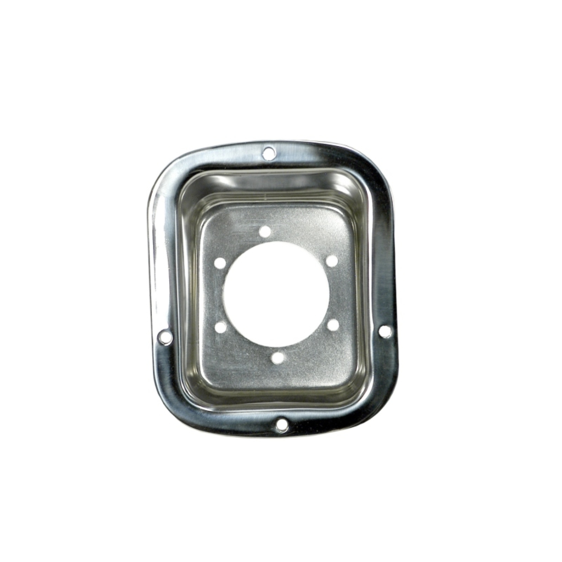 Picture of Rugged Ridge 76-95 Jeep CJ / Jeep Wrangler YJ Stainless Steel Fuel Filler Bezel