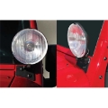 Picture of Rugged Ridge 07-18 Jeep Wrangler JK Back Windshield Aux. Light Mounting Brackets